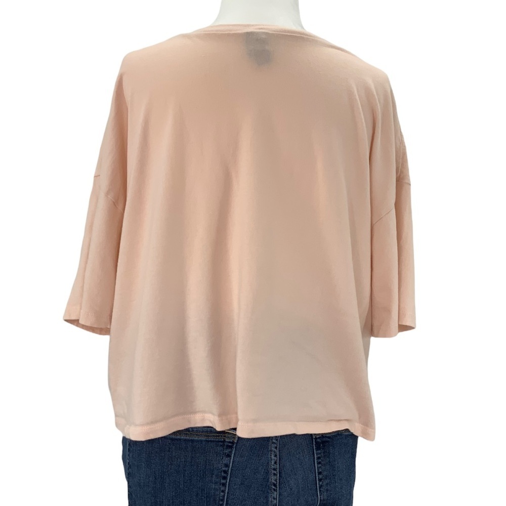 Wild Fable Blush Short Sleeve Crop Top B8 - Picture 2 of 4